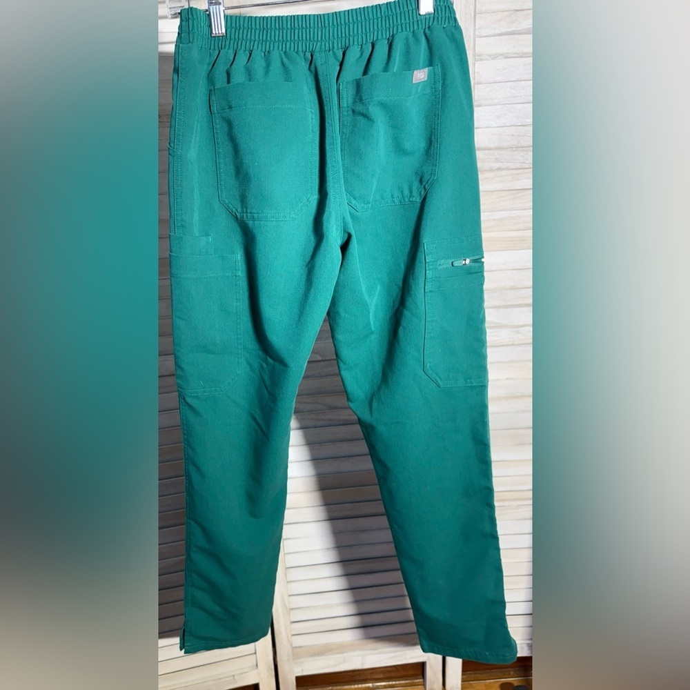 Figs Teal Cargo Pants - Picture 2 of 3